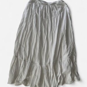 Aerie Cream A-Line Skirt